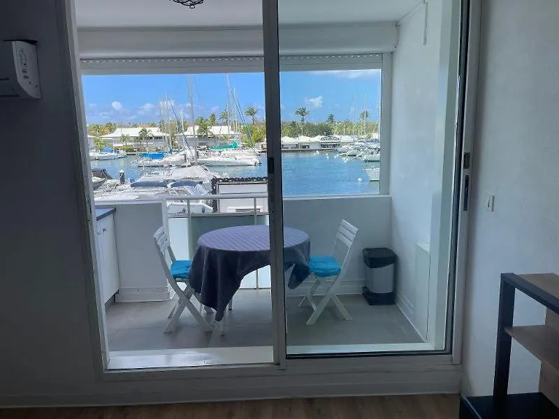 Studio Balcon Tres Belle Vue Marina Saint-Francois  Apartament